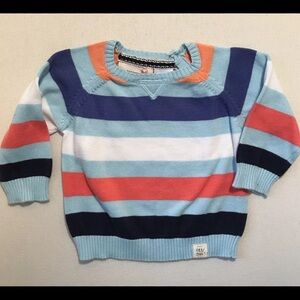 Zara Baby Infant Striped Knitwear Sweater 6-9 Months Super Cute L@@k